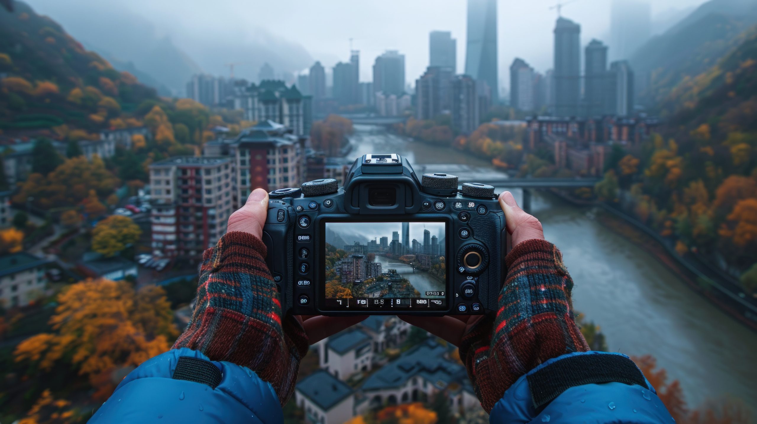 vakantie foto genomen met een camera